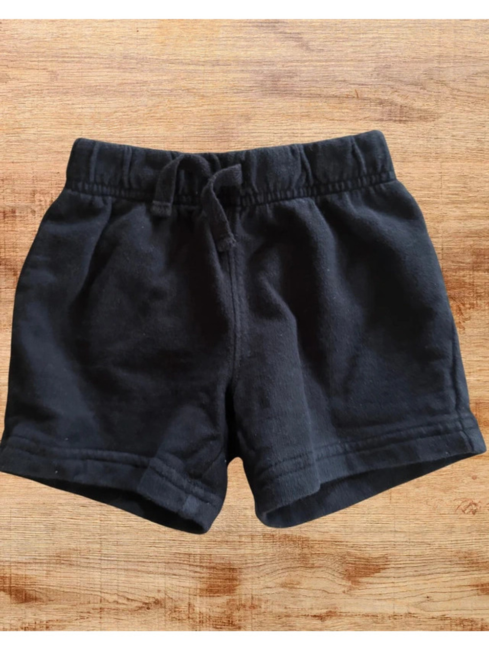 Child of Mine 6-9M Baby Black Pull-On Shorts Drawstring Everyday Basics